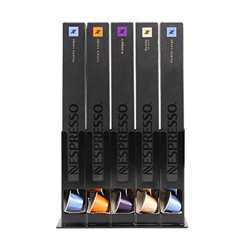 Flagship Coffee Capsules Holder Storage for Nespresso Coffe Pod Holder Coffee Pods Holder Stand Small for Nespresso Original 50 Pods