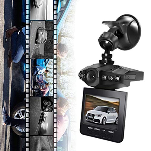 eBoTrade Dirct Dash Cam, Car Camera, 2.5" Wide Angle 6 LED Night Mode Dashboard Camera Recorder with Sony Exmor Video Sensor, Loop Recording (Black)