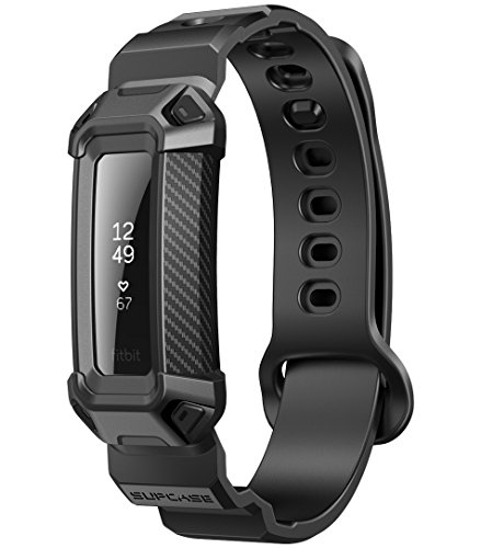 SupCase [Unicorn Beetle Pro Bands with Case Designed for Fitbit Alta HR Band,Protective Replacement Wristband Case with Strap for Fitbit Alta HR/Fitbit Alta (Black)