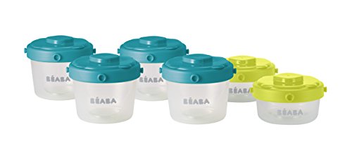 BÉABA Portions Clip 1er Âge 2x60 ml et 4x120 ml