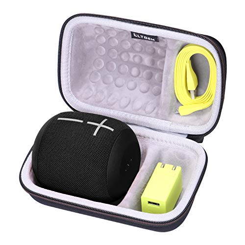 LTGEM EVA Hard Case for Ultimate Ears WONDERBOOM/WONDERBOOM 2 Portable Waterproof Bluetooth Speaker - Fits USB Cable and Charger