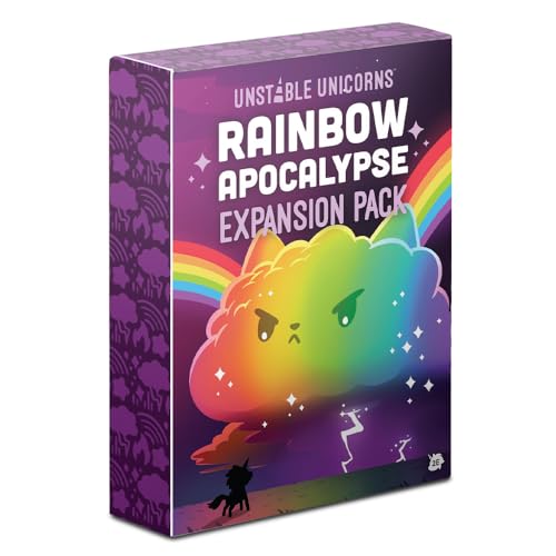 Unstable Unicorns Rainbow Apocalypse Expansion Pack - Designed to be Added to Your Unstable Unicorns Card Game