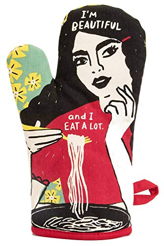 Blue Q I'm Beautiful and I Eat a Lot Oven Mitt
