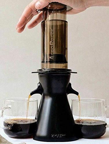 2POURÂ® The New Dual Press Accessory Compatible With The AeropressÂ® Coffee Maker, Delter Coffee Press or Pourover.