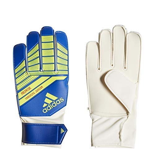 adidas Predator Junior Soccer Goalkeeper Glove Football Blue/Bold Blue/Solar Yellow Size 5