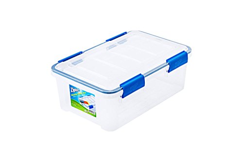 Ziploc 16 Qt./4 Gal. WeatherShield Storage Box, Clear