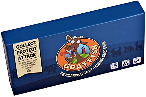 Goatfish - The Hilarious Goat-Herding Card Game - Party Game for 2-5 Players, Fun for Adults, Kids and Families