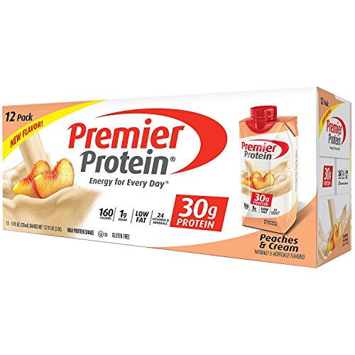 Book Cover Premier Protein 30g Protein Shakes, Peaches & Cream (11 fl. oz, 12 Pack) IIIiii