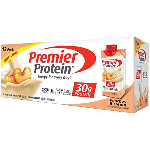 Premier Protein 30g Protein Shakes, Peaches & Cream (11 fl. oz, 12 Pack) IIIiii