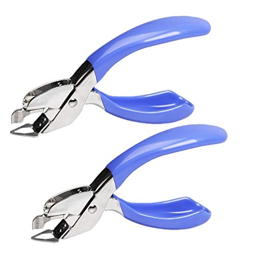 8 Pack Staple Remover Heavy Duty Staple Removers Tool for Office,School and Home Blue
