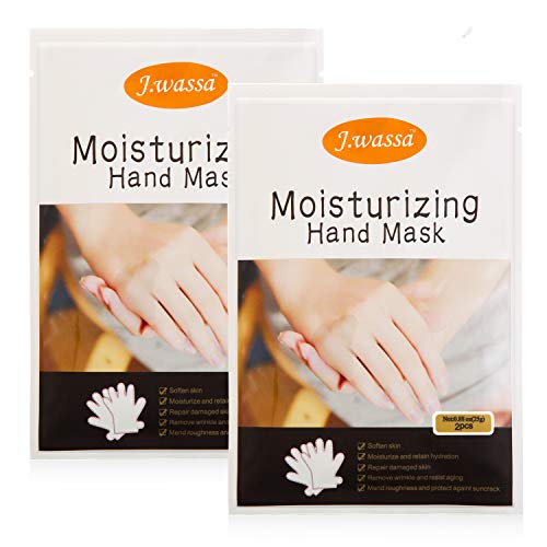 Moisturizing Hand Mask,Rose Moisturizing Glove for Dry Skin,Hands Care for Winter Nourishing Smoothing Whitening Retain Hydration Christmas Gift (2paris)