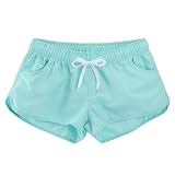 ESTAMICO Women Board Shorts with Liner Quick Dry UPF 50+ Drawstring Floral Print Swim Trunk with Pockets