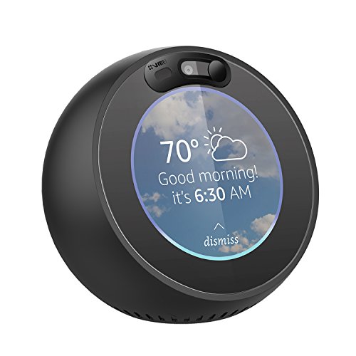 VMEI Echo Spot Webcam Cover[2-Pack] -The Metal Covers can Cover Echo Spot's Camera Then Protect The Privacy of All Users .Very Easy to Install.Designed (Black)