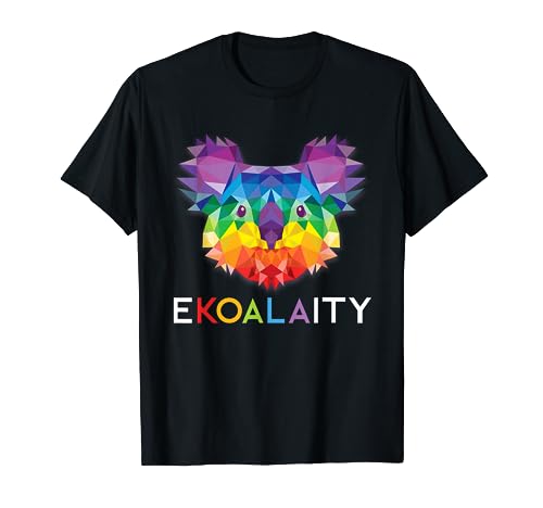 CUTE KOALA Rainbow Flag Gay Pride Shirt Men Women Kids Gift