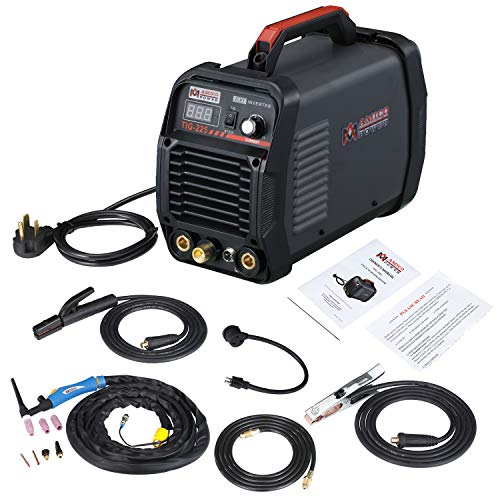 Amico TIG-225HF, 225 Amp TIG/Arc/Stick DC Welder, High Frequency & High Voltage 100% Start, 80% Duty Cycle Welding