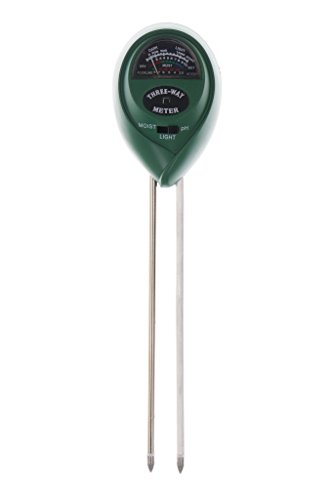 Book Cover FOSSA Scientific pH Meter Probe and Tester - Automatic test results for soil and water acidity in grass or garden - No batteries required