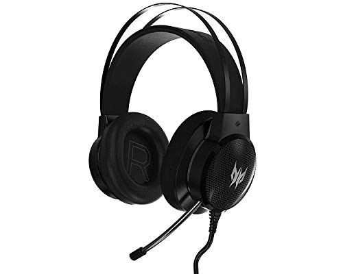 Book Cover Acer Predator Galea 300 Gaming Headset - TrueHarmony Technology, 40mm Driver Bio-cellulose, Retractable Omni-directional Microphone