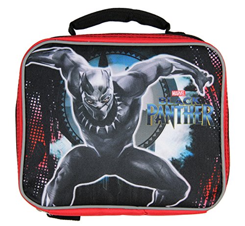 Book Cover Marvel Black Panther Soft Lunch Box Tote Kit Insulated