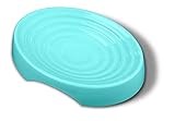 CatGuru New Premium Whisker Stress Free Cat Food Bowls, Cat Food Dish. Provides Whisker Stress Relief and Prevents Overfeeding! (Oval - Set of 2 Bowls, Aruba)