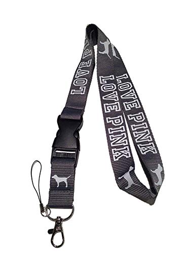 Lanyard for Keys Gray Neck Strap Keychain ID Holder Keyring for Keys Phones Bags