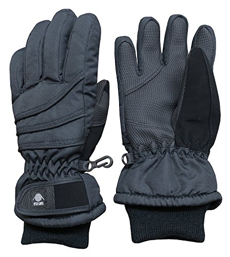N'Ice Caps Kids Bulky Thinsulate Waterproof Winter Snow Ski Glove With Ridges
