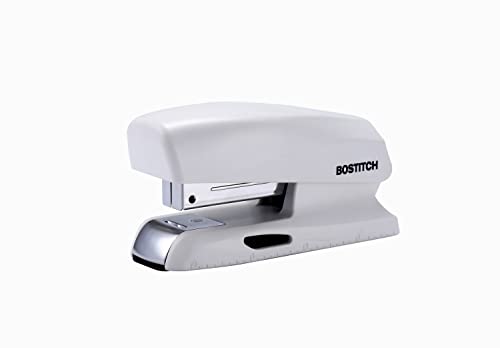 Bostitch Office 20 Sheet Mini Stapler with 210 Staples, Fits into The Palm of Your Hand, White