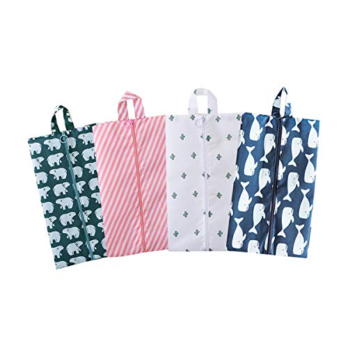 Travel Shoe Bags Portable Shoe Storage Bags Dust-proof Waterproof with Zipper for Women Travel Packing Organizers