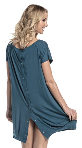 Happy Mama. Womens Labor Delivery Hospital Gown Breastfeeding Maternity. 097p