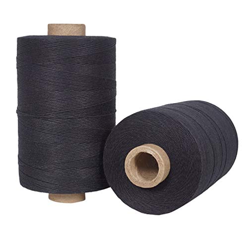Warp Thread for Weaving Loom - 1 Spool of 850 Yards 8/4 Warp Yarn 100% Cotton - Natural/Off White Color - Perfect Warping Thread for Weaving Tapestry Carpet Rug Blankets and Other Patterns