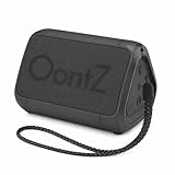 OontZ Angle Solo Portable Bluetooth Speaker - Ultra Portable, 14 Hours of Playtime, 100ft Wireless Range, Waterproof, Budget-Friendly Speaker for Travel, Outdoor or Home, Great Gift (Black)