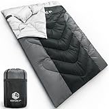 VENTURE 4TH Backpacking Sleeping Bag – XXL, Double and Single Sizes - Lightweight Warm & Cold Weather Sleeping Bags for Adults, Kids & Couples – Ideal for Hiking, Camping & Outdoor Adventures