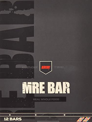 MRE Bar - Meal Replacement Bar (1 Box / 12 Bars) Sprinkled Donut