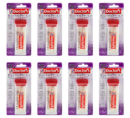The Doctor's BrushPicks Interdental Toothpicks, 120-Picks per pack (8-Pack)