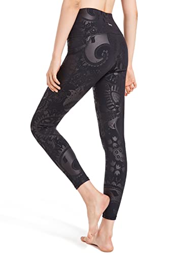 DOP DOVPOD Printed Yoga Pants High Waist Fitness Plus Size Workout Leggings Tommy Control Capris for Women