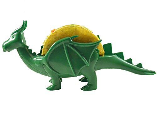 Book Cover The Taco Dragon - 2 Colors - The Perfect Food Holder for Dragon Lovers