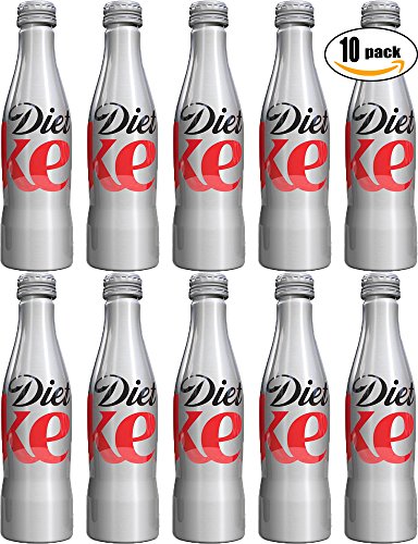 Diet Coke, 8.5oz Aluminum Bottle (Pack of 10, Total of 85 oz)