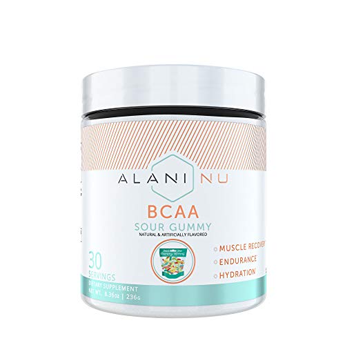 Book Cover Alani Nu BCAA Branched Chain Essential Amino Acids Powder, Sour Gummy, 30 Servings