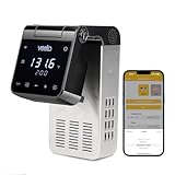 Vesta Precision Sous Vide Cooker, 30L Capacity, WiFi App Control and Large Display Screen,Foldable Design, IPX7 Waterproof, High Performance Immersion Circulator for Home & Professional Kitchen