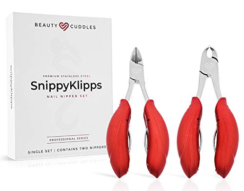 SnippyKlipps Nail Clipper Kit! Manicure Pedicure Set with Ingrown Toenail Tool and Thick Nails Clipper - Strong and Sharp Fingernail and Toe Nail Clippers - Professional Nail Cutter For Men and Women