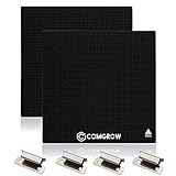 Comgrow 2PCS Ender 3 Pro Glass Bed, Upgraded Tempered Glass Plate with Bed Clips, Ender 3 Build Plate 235x235x4mm for Creality Ender 3 Pro/Ender 3 V2/Ender 3 V2 Neo/Ender 3 Neo/3 S1/3 S1 Pro/5 Pro