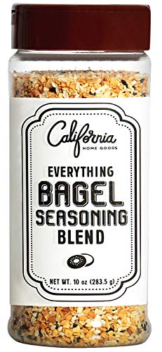 XL Bottle Everything Bagel Seasoning Blend 10 Ounce Bagel Allspice, Sesame Seasoning Spice Shaker, Delicious Blend of Sea Salt and Spices Sesame Garlic Powder Onion Flakes, Multi Seasoning Shaker Jar