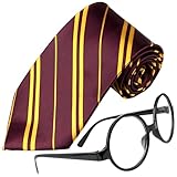 Kangaroo Wizard Costume for Kids and Adults - Wizard and Witch Tie Kids and Adults with glasses Spectacles - Men and Women Accessories for Halloween and Dress Up Apparel