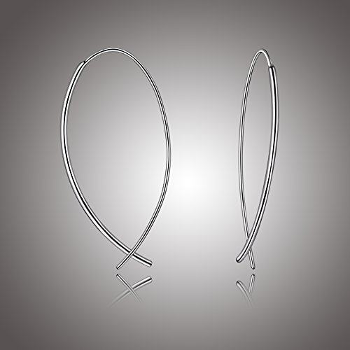 Sterling Silver Hard Wire Threader Earrings