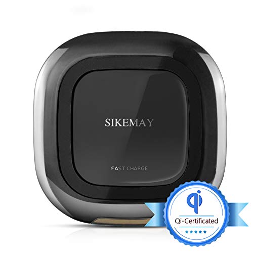 Wireless Charger Qi Fast Wireless Charging Pad, 7.5W Wireless Charging Compatible iPhone Xs MAX/XR/XS/X/8/8 Plus,10W Compatible Samsung Galaxy S10/S10 Plus/S10E/S9/S9+/S8/S8+/Note 9/Note 8 and More