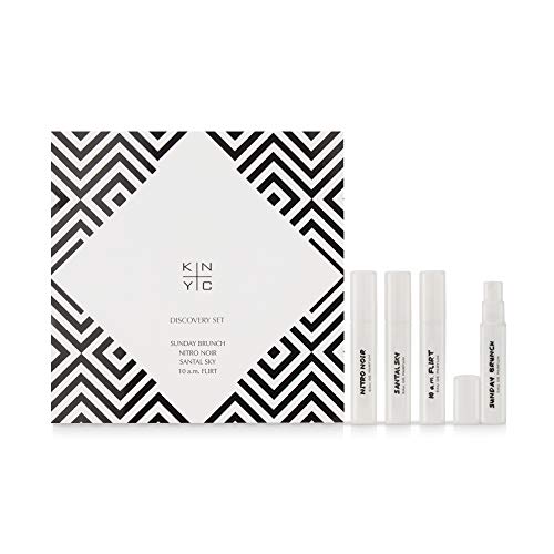KIERIN NYC Discovery Set - 4 New Eau de Parfum Sprays 0.07 Fl.oz. / 2ml.