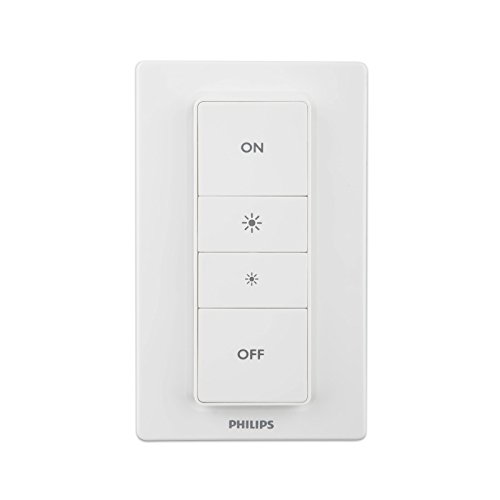 Book Cover Philips 798082 Smart Home Hue Dimmer Switch with Remote, 1, White (Renewed)