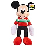Disney 15176 Mickey Mouse Holiday 2018 Plush, Multicolor
