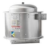 HOODMART 500 CFM Exhaust Fan for Kitchen Hood | High Speed Direct Drive Fan for Restaurant and Food Truck | Single Phase Motor with Variable Speed Control | Made in USA