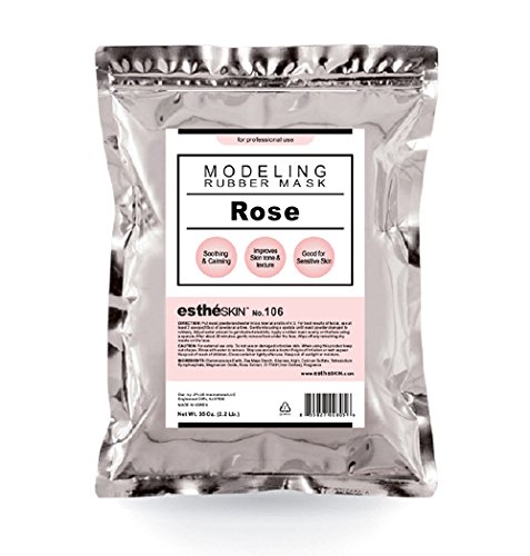 estheSKIN No.106 Rose Modeling Mask Powder for Professional Facial Treatment, 35 Oz.