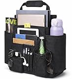 DriverSuperDreams Car Front Seat Organizer with 11 Pockets (20"X16") - Passenger Seat Organizer - Vehicle Storage Caddy with Dedicated Tablet/Laptop Storage